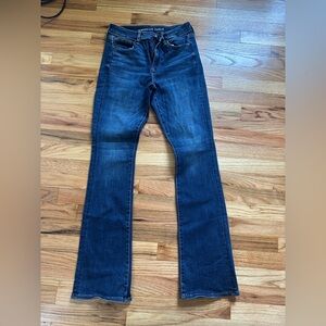 American Eagle Outfitters Dark Blue Flare Jeans